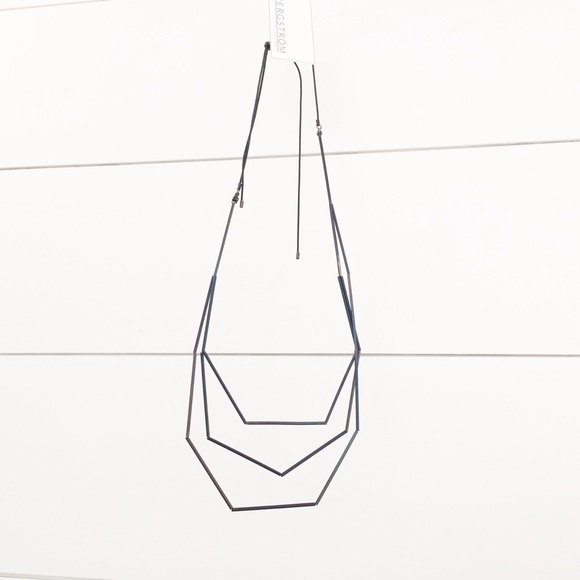 BERGSTROM Geometric Adjustable Necklace NWT - Picture 1 of 8
